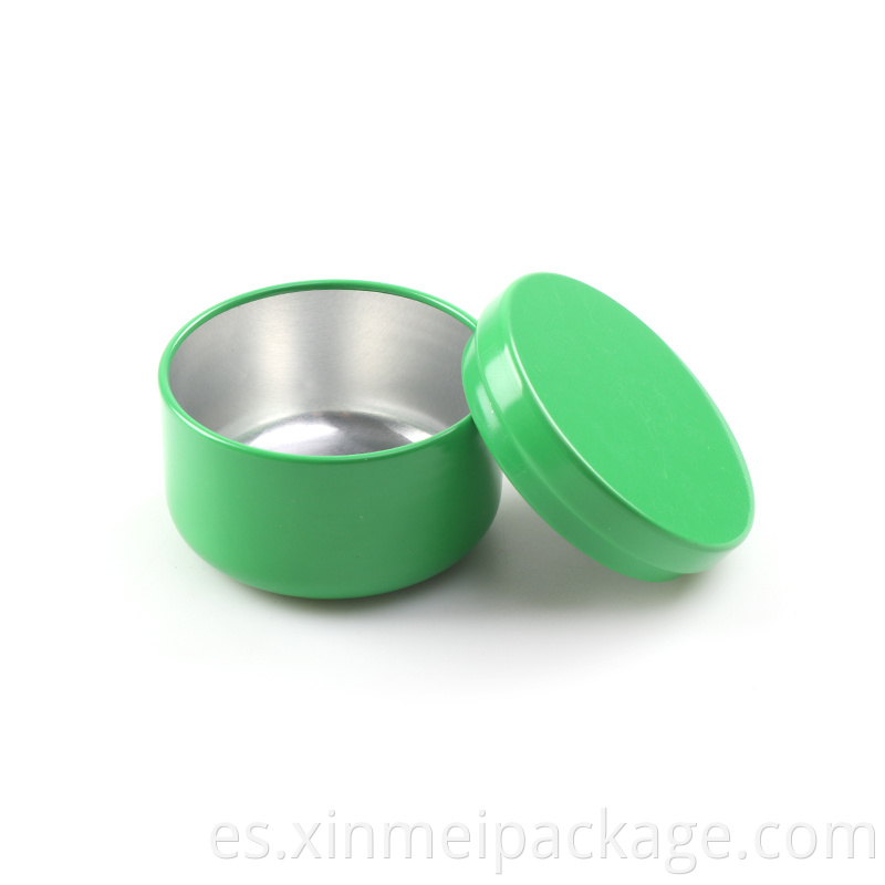 green aluminum tin